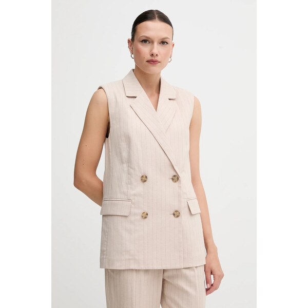 Vesta s prímesou ľanu United Colors of Benetton 63537180