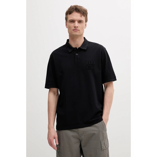 Bavlnené polo tričko HUGO 63517458