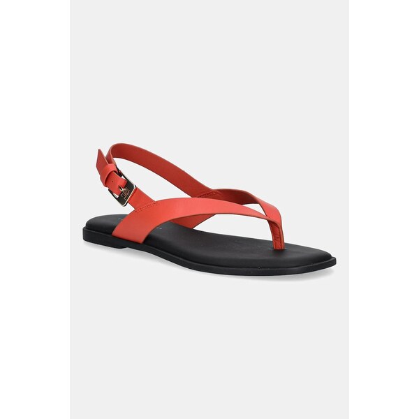 Kožené sandále Tommy Hilfiger COLOR BLOCK THONG FLAT SANDAL 63528464