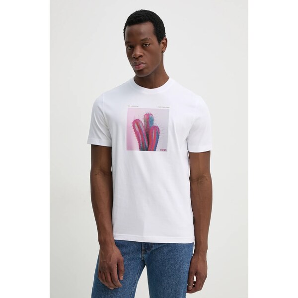 Bavlnené tričko BOSS Orange 62217522