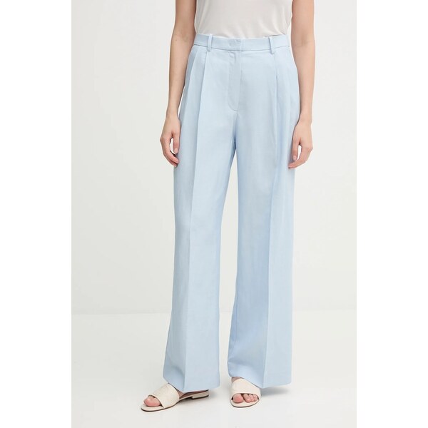 Nohavice s prímesou ľanu Tommy Hilfiger 63565021