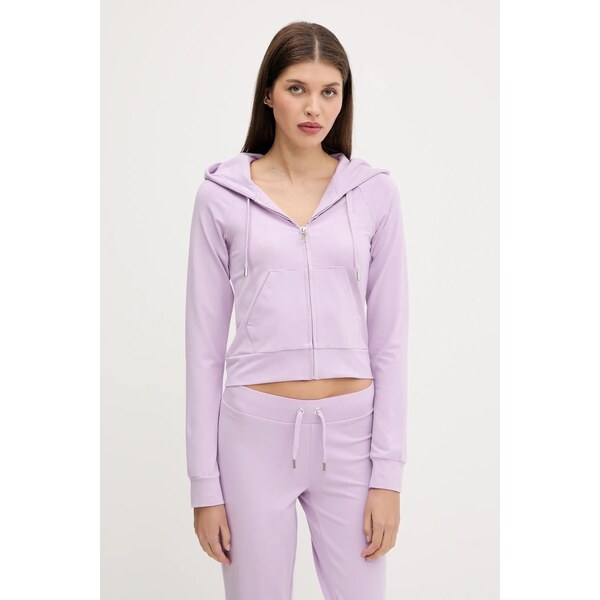 Mikina Juicy Couture SINGLE JERSEY OLA HOODIE 64001470