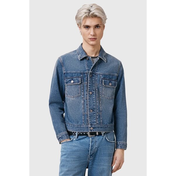 Bavlnená rifľová bunda AllSaints EXILE 63996853