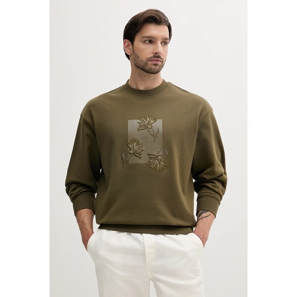 Bavlnená mikina BOSS 63609059