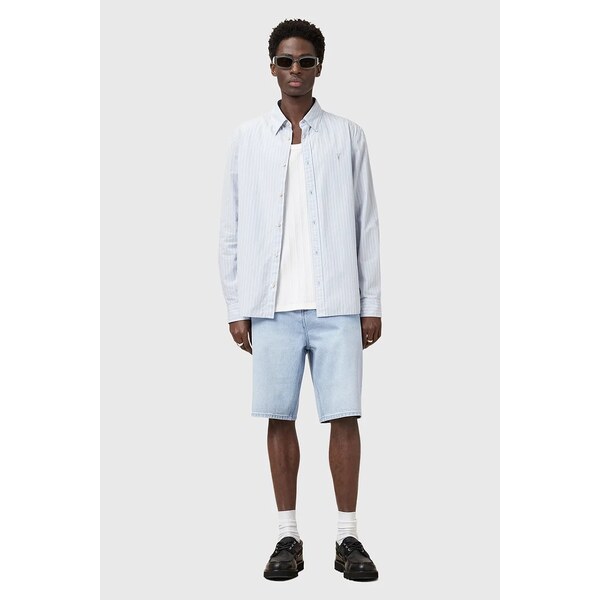 Bavlnené rifľové šortky AllSaints ALVA 63996881