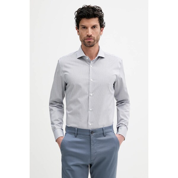 Bavlnená košeľa BOSS H-HANK-spr-B1-C1-253 63609091