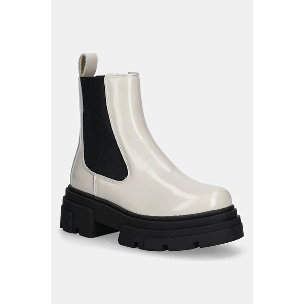 Kožené topánky chelsea Tommy Hilfiger TH SHINY LEATHER CHELSEA 65048526