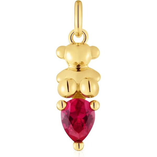 Strieborný pozlátený prívesok Tous 64324128