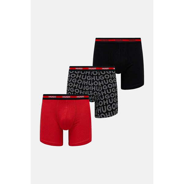 Boxerky HUGO 3-pak BOXER BR PLANET DES 64189753