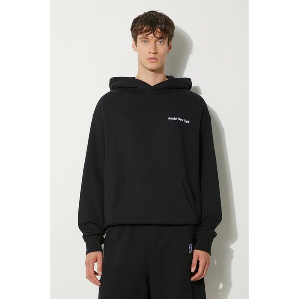 Bavlnená mikina Awake NY Serif Hoodie 62575216