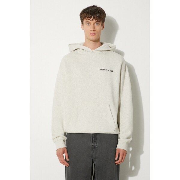 Bavlnená mikina Awake NY Serif Hoodie 62575217