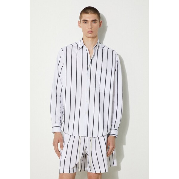 Bavlnená košeľa MKI MIYUKI ZOKU Striped Dress Shirt 66653346