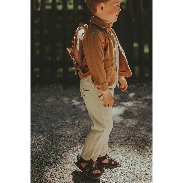 Ľanové nohavice pre bábätká Donsje Dado Trousers 62478664