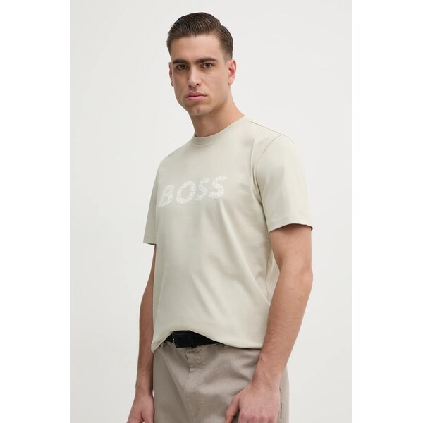 Bavlnené tričko BOSS Orange 62217381