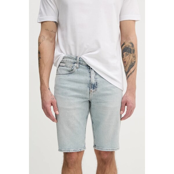 Rifľové krátke nohavice Calvin Klein Jeans 62622615