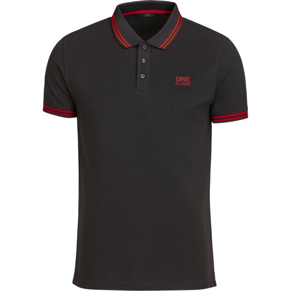 CAVALLI CLASS Ricchi Black polo tričko 66046737