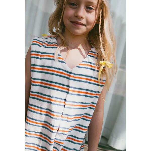 Detský bavlnený overal Tinycottons STRIPES MULTICOLOR JUMPSUIT 62466302