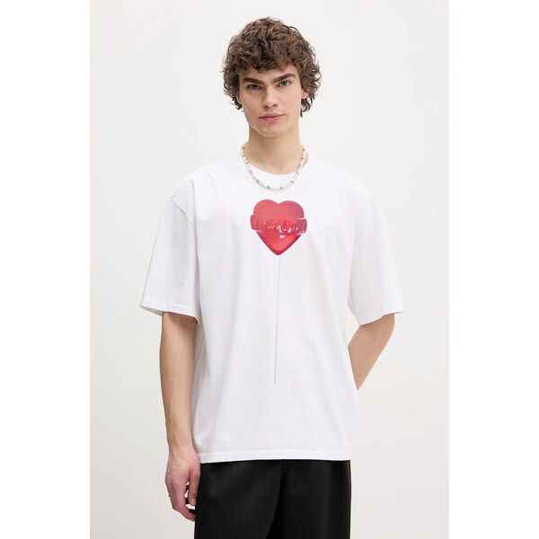 Bavlnené tričko Fiorucci Lollipop Heart Print Boxy Fit T-Shirt 62575703