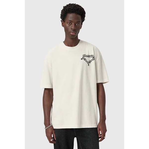 Bavlnené tričko AllSaints DRIP 65496489