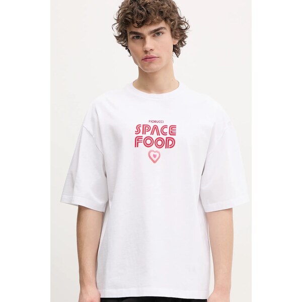 Bavlnené tričko Fiorucci Space Food Print Relaxed Fit T-Shirt 62591569