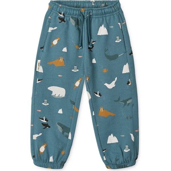 Detské bavlnené tepláky Liewood Arlo Printed Sweatpants 64857833