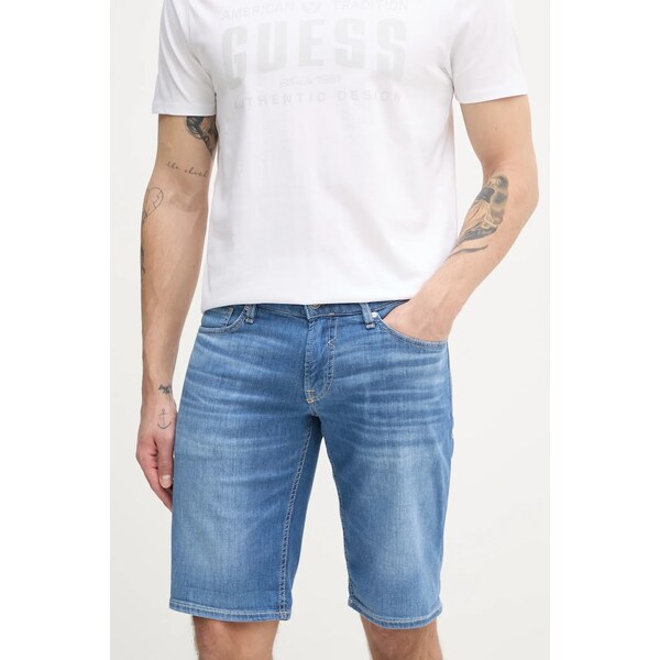 Rifľové krátke nohavice Guess SONNY 63079508