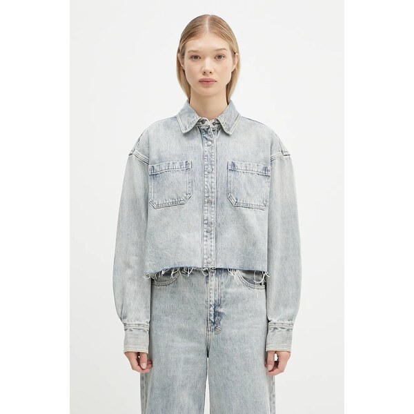 Rifľová bunda KSUBI Cutaway Longsleeve Shirt Worn 63994383