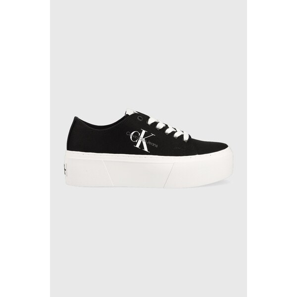 Tenisky Calvin Klein Jeans FLATFORM+ CUPSOLE LOW TXT 45277058