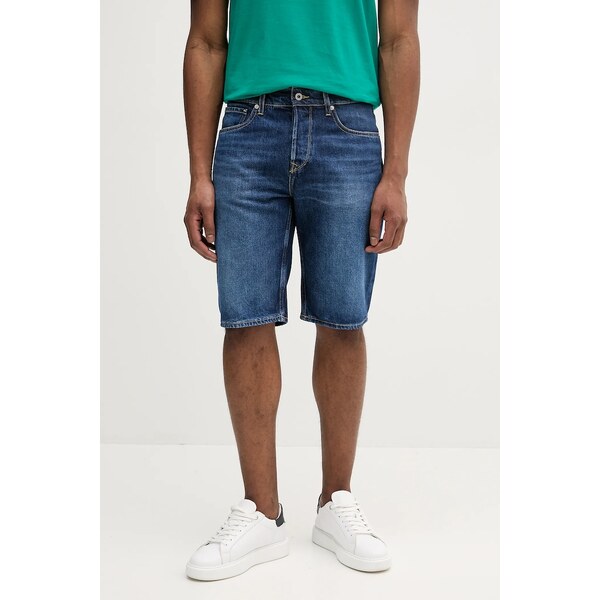 Rifľové krátke nohavice Pepe Jeans RELAXED SHORT CALLEN 63190796