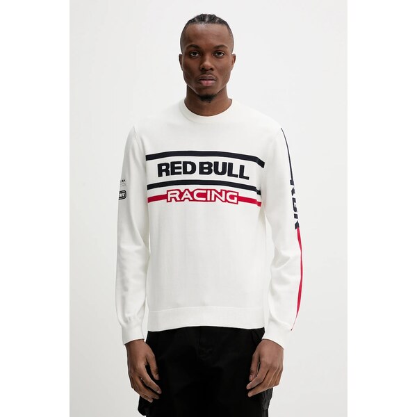 Bavlnený sveter Red Bull Racing x Pepe Jeans KNITTED MOTO CREW 63248586