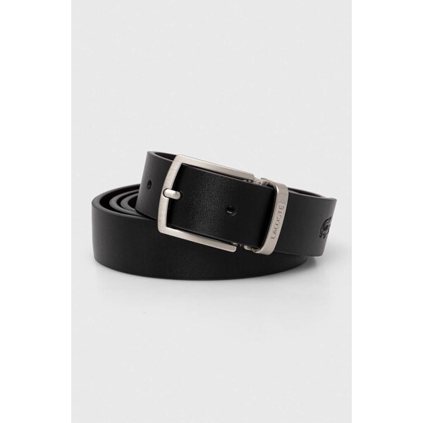 Kožený opasok s odnímateľnými prackami Lacoste 45341277