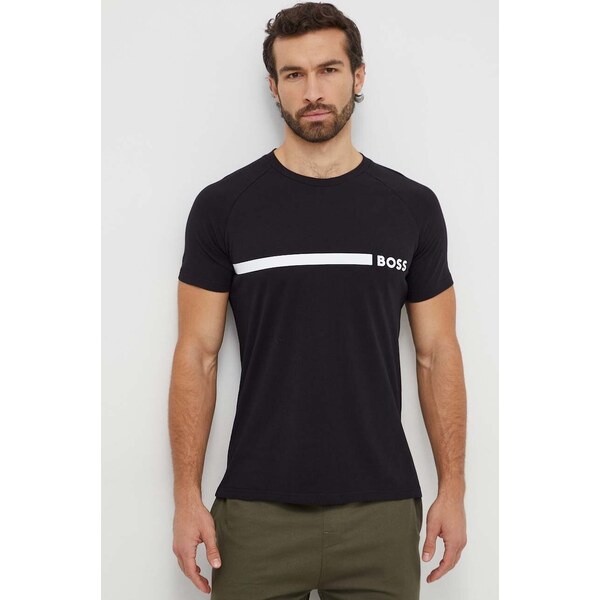 Bavlnené tričko BOSS T-Shirt RN Slim Fit 47399856