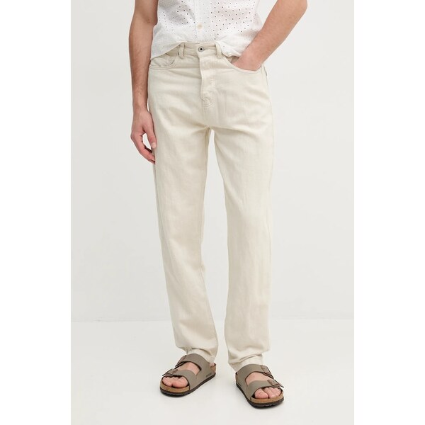 Džínsy s prímesou ľanu Pepe Jeans LOOSE JEANS NILS 63300854