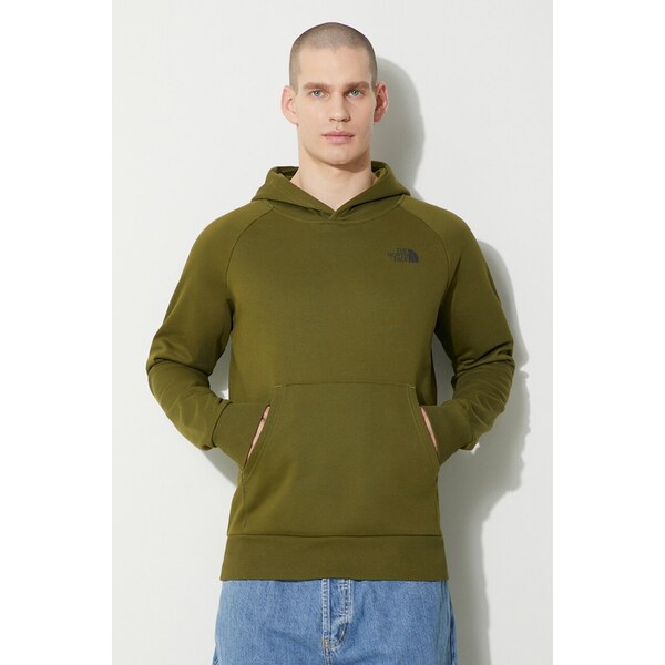 Bavlnená mikina The North Face M Raglan Redbox Hoodie 63994473