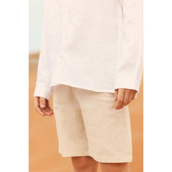 Detské ľanové šortky Tartine et Chocolat 62743375