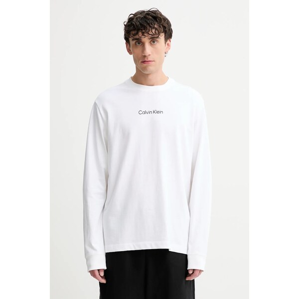 Bavlnené tričko s dlhým rukávom Calvin Klein 64925840