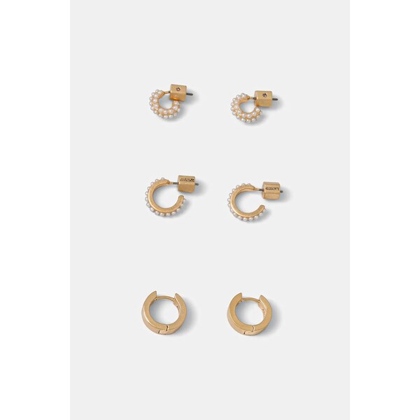 Náušnice AllSaints 3-pak 63996768