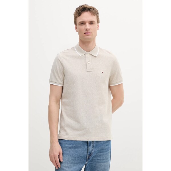 Polo tričko s prímesou ľanu Tommy Hilfiger 63341261