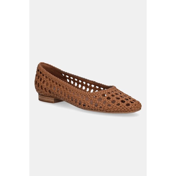 Baleríny Toms BROWN SUGAR WOVEN BASKET 64183450