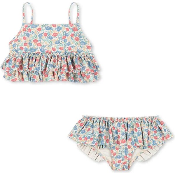 Dvojdielne detské plavky Konges Sløjd MANUCA FRILL BIKINI GRS 66512679