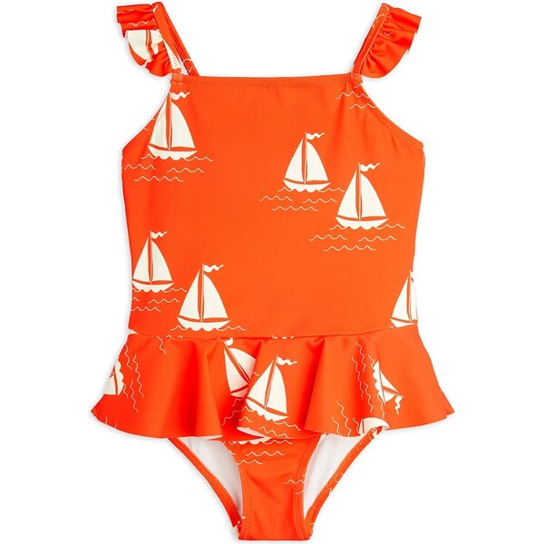 Jednodielne detské plavky Mini Rodini Sailing boats 66512690