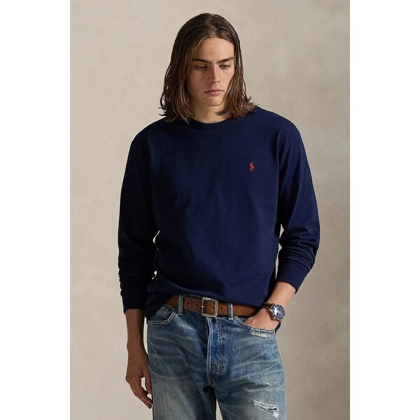 Bavlnené tričko s dlhým rukávom Polo Ralph Lauren 65727748