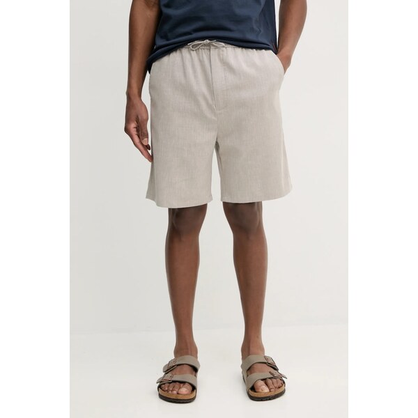 Šortky s prímesou ľanu Les Deux 62851658