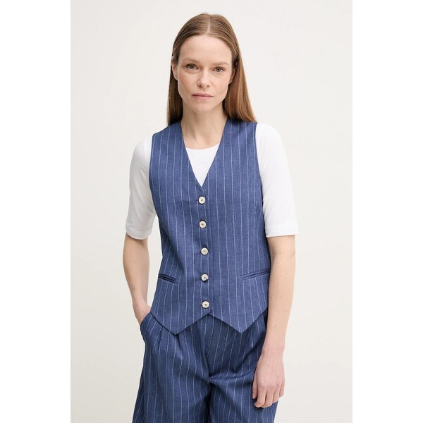 Vesta s prímesou ľanu La Petite Française GWEN 62946261