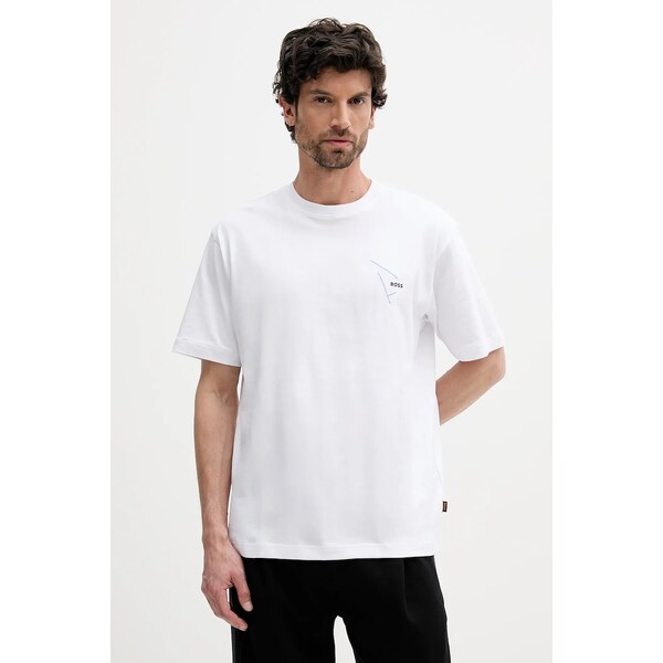 Bavlnené tričko BOSS Orange Te_section 63608383