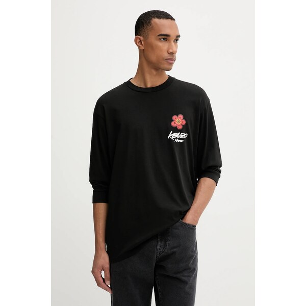 Bavlnené tričko s dlhým rukávom Kenzo 65080765