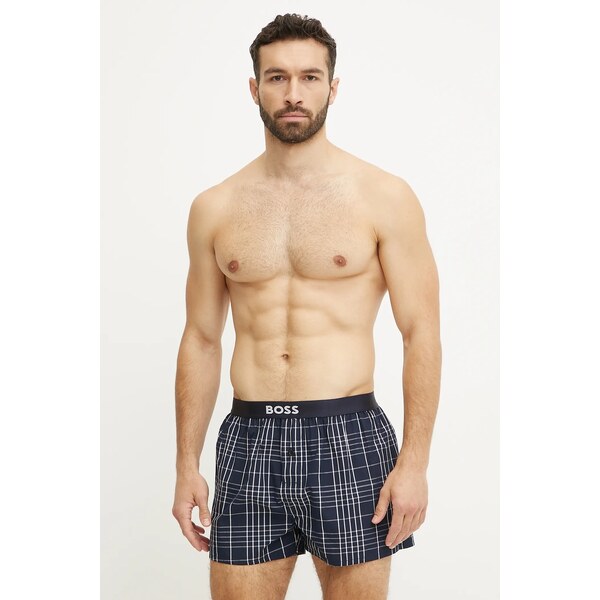 Bavlnené boxerky BOSS 2-pak 2P Boxer Shorts EW 64329143