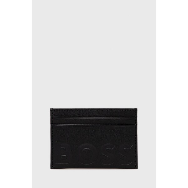 Kožené puzdro na karty BOSS 32667557