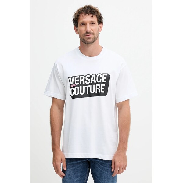 Bavlnené tričko Versace Jeans Couture 65201027