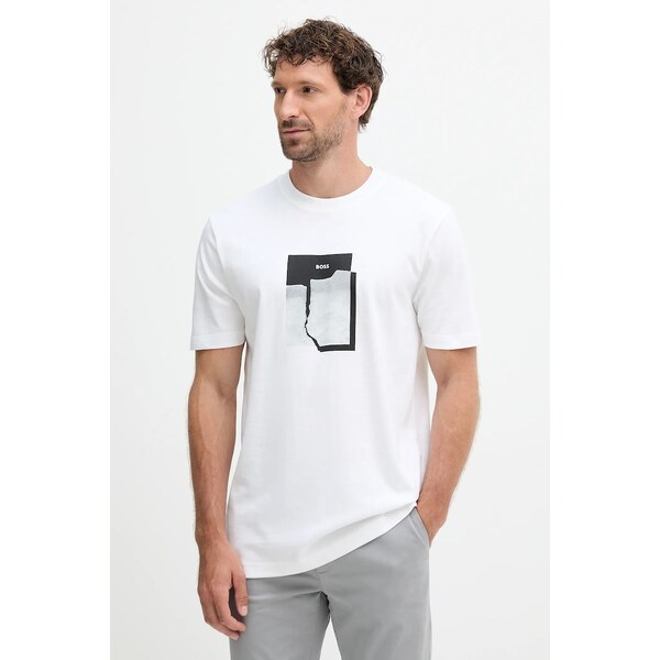 Bavlnené tričko BOSS Orange Te_brokenice 65201022